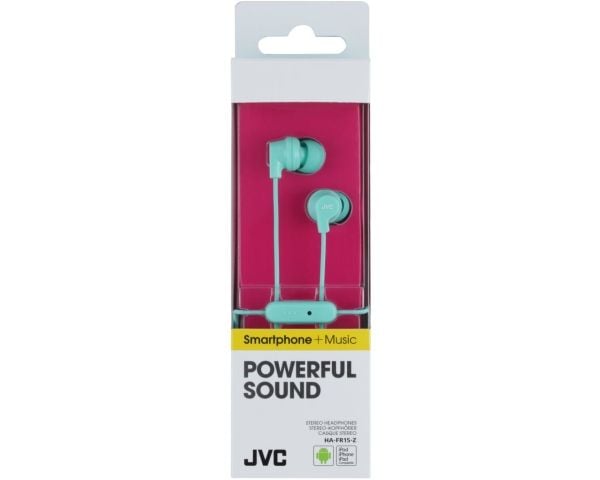 JVC HA-FR15-E - Ørepropper med mikrofon - i øret - kablet - 3,5 mm jakk