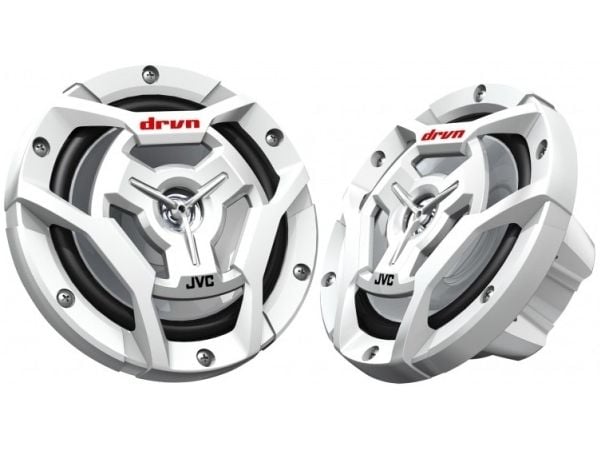 JVC CS-DR6201MW - Høyttalere - for sjøfart - 50 watt - toveis - koaksial - 6.5" - hvit