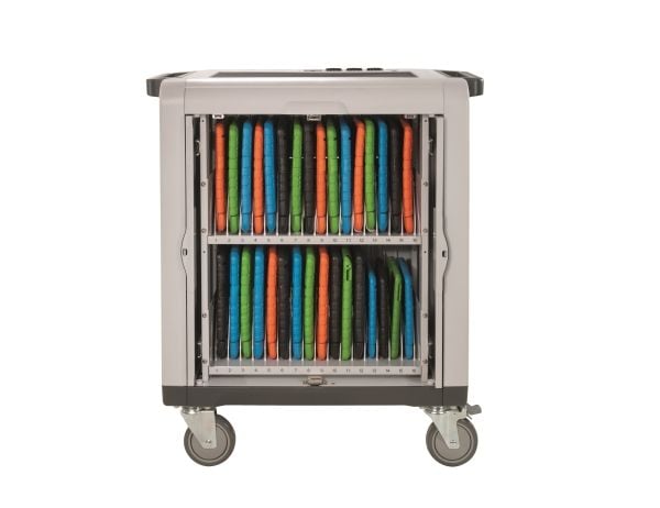 Parat 832.530-999, Multimediaställ på hjul, Antracit, Vit, Plast, Stål, Surfplatta, 33,8 cm (13.3"), 2 galler