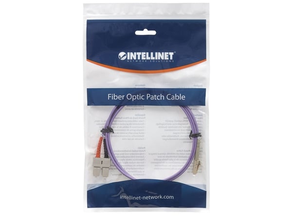 Intellinet LC/SC, 50/125 µm, 20 m, OM4, LC, SC