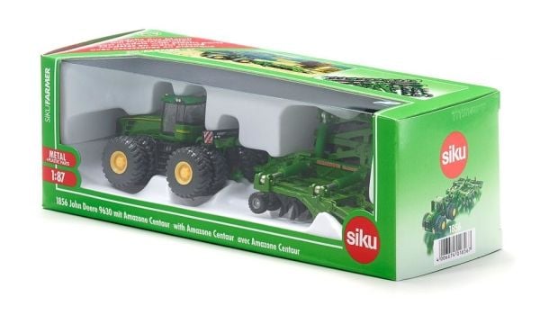 Siku 1856, Traktor, Montert på forhånd, 1:87, Metall, Plast, 3 år, Sort, Grønn