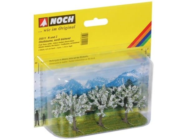 NOCH 25511, Landskap, Alle merker, 3 stykker, 45 mm, Model Railways Parts & Accessories