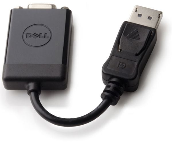 Dell DisplayPort to VGA Adapter - Videokonverter - DisplayPort - VGA - for Inspiron 17R 57XX, 17R 7720, 5458; Latitude E7240; XPS 12 9250, 13 9350,...