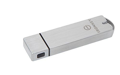 IronKey Basic S1000 - USB-flashstasjon - kryptert - FIPS 140-2 Level 3 - 128 GB - USB 3.0 - TAA-samsvar