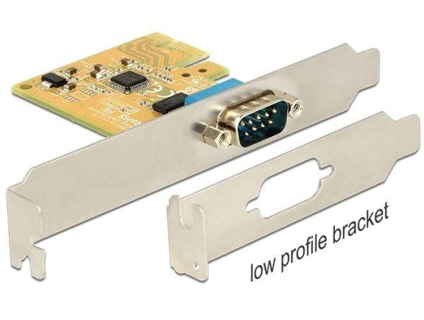 Delock PCI Express -kortti 1 x Sarjakortti - Sarjasovitin - PCIe 2.0 - RS-232