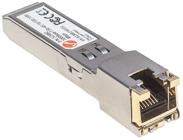Intellinet 523882, 1250 Mbit/s, SFP, 100 m, Gigabit Ethernet, IEEE 802.3, IEEE 802.3ab, IEEE 802.3u, Full