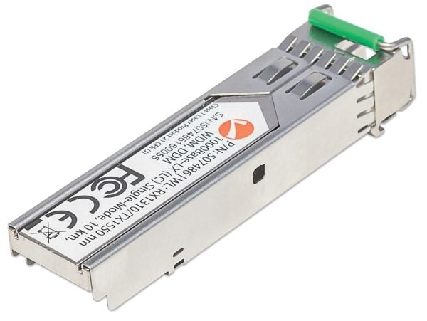 Intellinet 507486, Fiber optisk, 1000 Mbit/s, SFP, LC, 9/125 µm, 10000 m