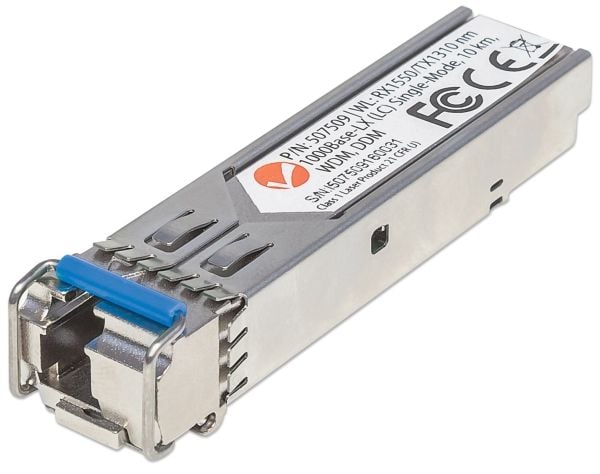 Intellinet 507509, Fiber optisk, 1000 Mbit/s, SFP, LC, 9/125 µm, 10000 m