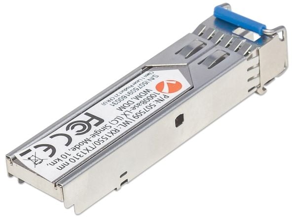 Intellinet 507509, Fiber optisk, 1000 Mbit/s, SFP, LC, 9/125 µm, 10000 m