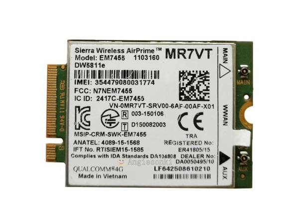 Origin Storage DELL-DW5811E, WLAN-kortti, DELL, Latitude E5250/E7250