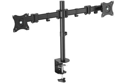 DIGITUS DA-90349 - Monteringssett (skrivebordsklemmemontering, 2 skjermarmer) - for 2 LCD-skjermer - skjermstørrelse: 15"-27" - skrivebord