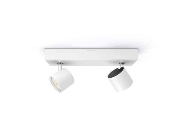 Philips WarmGlow LED Star tak-/väggspotlight 2 x, Utanpåliggande spotlight, Glödlampan/-lamporna kan inte bytas ut, 2 lampor, LED, 9 W, 2700 K