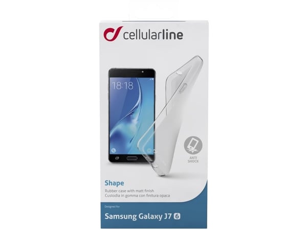 Cellularline SHAPECGALJ716T, Etui, Samsung, Galaxy J7, 14 cm (5.5"), Gjennomsiktig