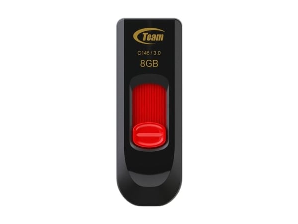 Team USB Disk C145 - USB flash-enhet - 8 GB - USB 3.0 - röd