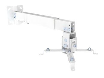 Equip 650703, Seinä, 20 kg, Valkoinen, Terästä, -8 - 8°, -15 - 15°