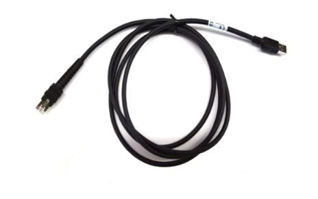 Zebra - USB-kabel - USB (han) til RJ-45 (10-pinners) (han) - 2 m - formet - for Symbol LI3608; Digital skanner DS3608; Zebra DS3608, DS3678, LI3608...