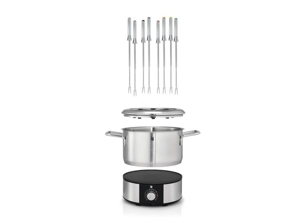 WMF Lono 0415130011, 8 person(er), 1,5 l, Svart, Kromfarget, Rund, Klar, 1400 W