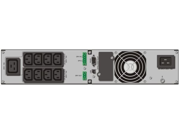 PowerWalker VFI 3000 TG, Dobbeltkonvertering (Online), 3 kVA, 2700 W, 80 V, 300 V, 40 - 70 Hz