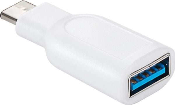 Goobay USB-C Adapter, USB 3.0 A, USB-C, Valkoinen