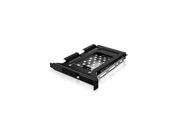 ICY BOX IB-2207StS - Bevegelig lagerrack - Utvidelsesspor til 2,5" - svart