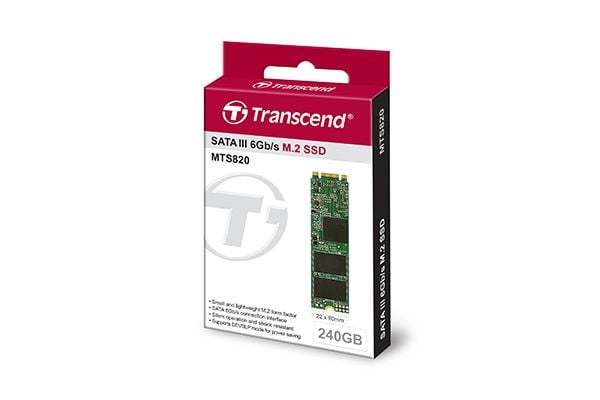 Transcend MTS820 - SSD - 240 GB - intern - M.2 2280 - SATA 6Gb/s