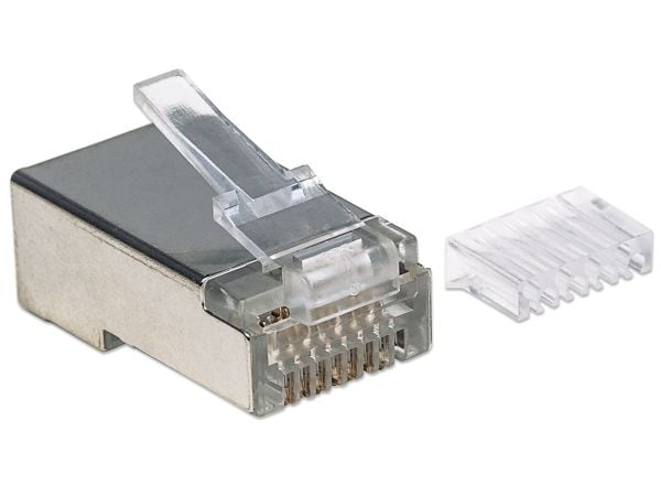 Intellinet 790543, RJ45, Grå, Hankjønn, Rett, Cat6, U/FTP (STP)