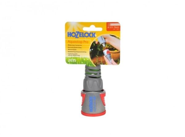 Hozelock 2035, Sprøytepistol-/sprinkler-kontakt, Hunkjønn, Messing, PVC, Grå, Rød