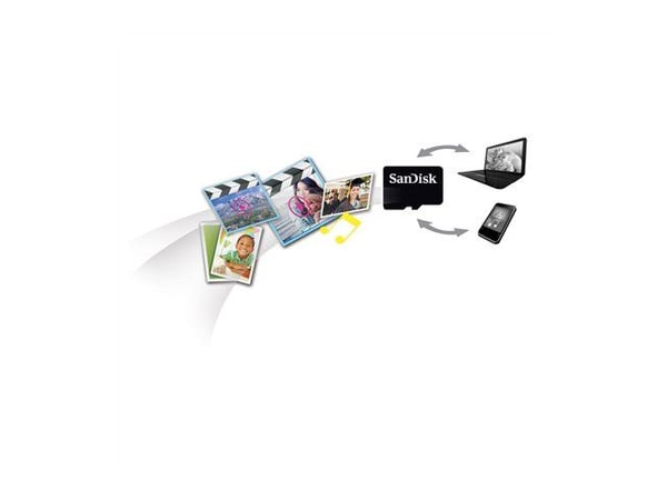 SanDisk - Flash-minnekort - 32 GB - Klasse 4 - microSDHC - svart