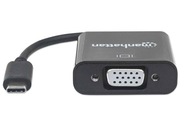 Manhattan 151771, 3.2 Gen 1 (3.1 Gen 1), USB Type-C, VGA (D-Sub)-utgang, 1920 x 1200 piksler