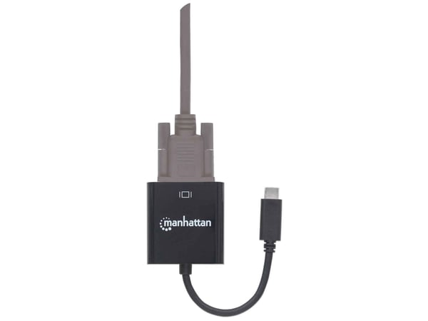 Manhattan 151771, 3.2 Gen 1 (3.1 Gen 1), USB Type-C, VGA (D-Sub)-utgang, 1920 x 1200 piksler