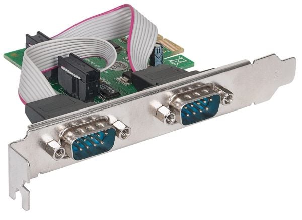 Manhattan 152082, PCIe, Seriell, CE, FCC, 2,5 Gbit/s, 68 mm, 120 mm