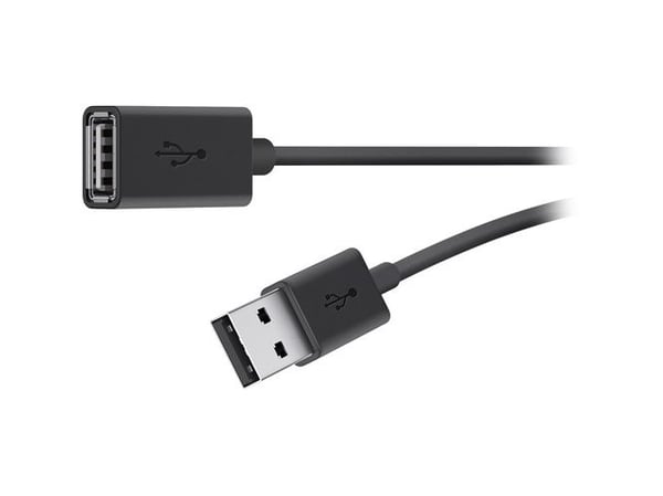 Belkin - USB-forlengelseskabel - USB (hann) til USB (hunn) - USB 2.0 - 4.8 m