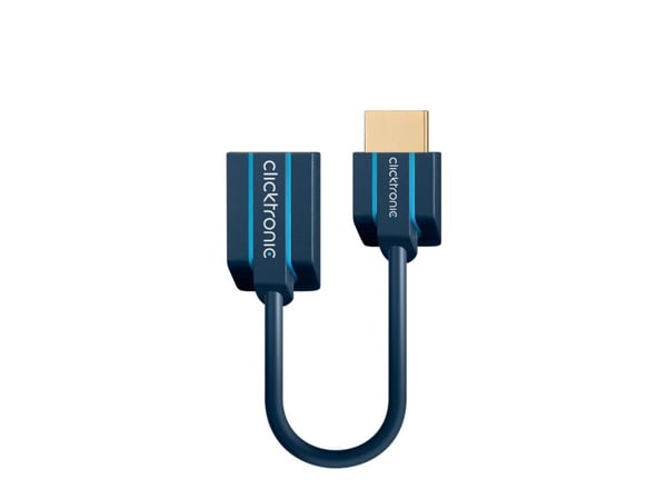 ClickTronic 70700, 0,1 m, HDMI Type A (Standard), HDMI Type A (Standard), 3D, 10,2 Gbit/s, Fiolett