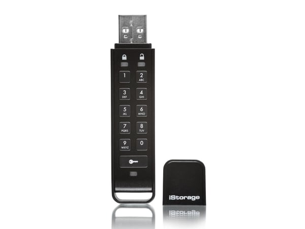 iStorage datAshur® Personal2 USB-flashdrev 16 GB Sort IS-FL-DAP3-B-16 USB 3.0