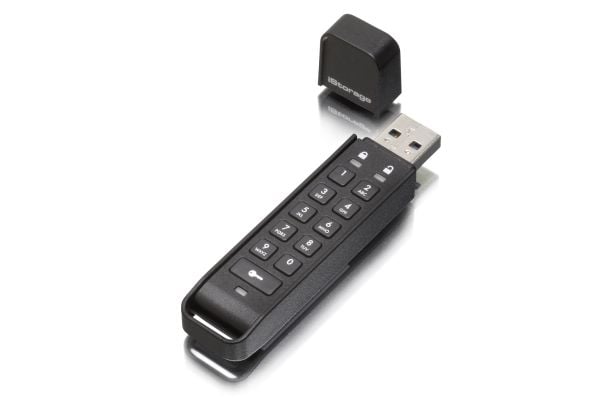 iStorage datAshur® Personal2 USB-flashdrev 16 GB Sort IS-FL-DAP3-B-16 USB 3.0