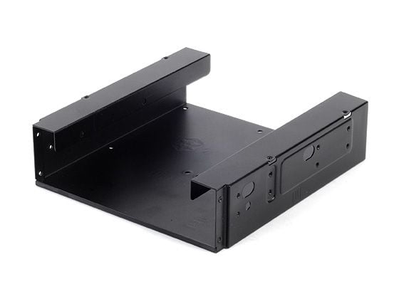 SilverStone SDP10B - Uttagbar harddiskramme - fra 5,25" til 3,5" / 2,5" - svart