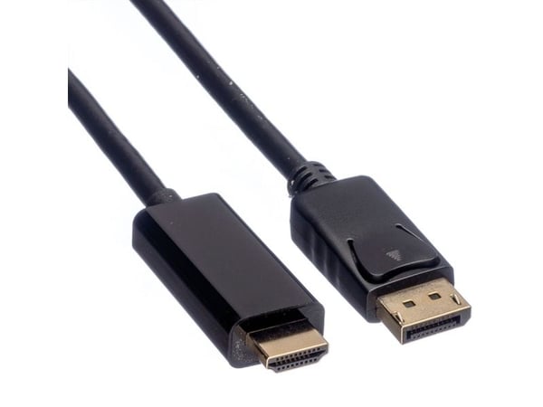ROLINE 11.04.5786, 2 m, DisplayPort, Hankjønn, Hankjønn, Rett, Rett