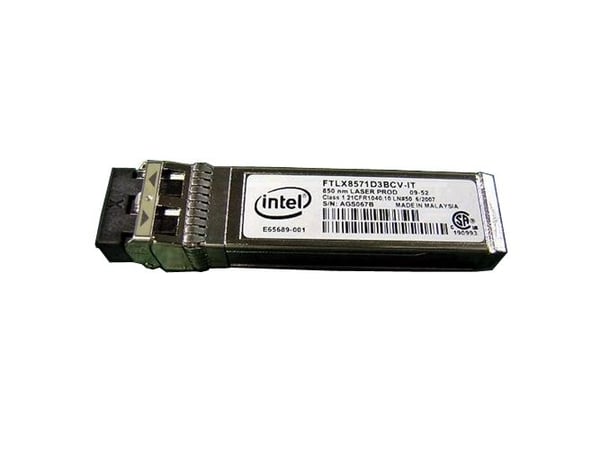 Dell - SFP+ transceivermodul - 10GbE - 10GBase-SR - opp til 300 m - for PowerEdge FC640, R240, R530, R540, R630, R640, R6415, R730, R740, R7415, R7...