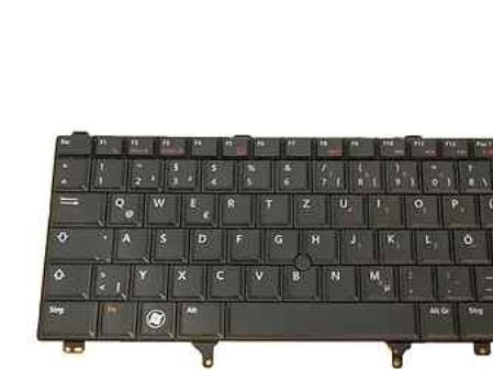 DELL 0416G, Tangentbord, tyska, Tangentbord med bakgrundsbelysning, DELL, Latitude E6430, E5430, E6330