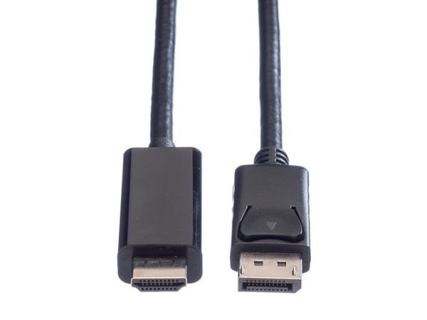 Value 11.99.5787, 3 m, DisplayPort, Hankjønn, Hankjønn, Rett, Rett