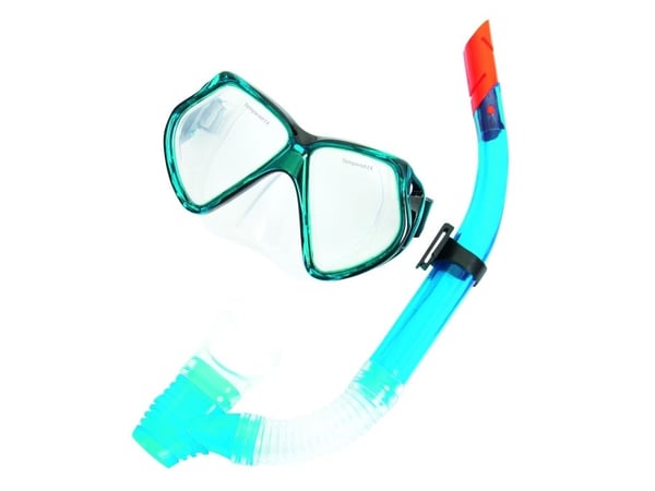 Bestway 24005, Barn, Full ansiktsmaske, Fridykking, Herdet glass, Blå, Rød, 14 år