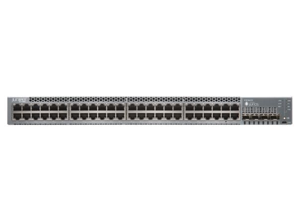 Juniper Networks EX Series EX3400-48P - Switch - L3 - Styrt - 48 x 10/100/1000 (PoE+) + 4 x Gigabit SFP / 10 Gigabit SFP+ + 2 x 40 Gigabit QSFP+ - ...