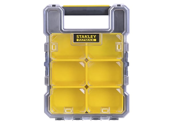 Stanley FMST1-72378, Kovakuorinen kotelo, Polykarbonaatti (PC), 1,3 kg, Läpinäkyvä, Keltainen