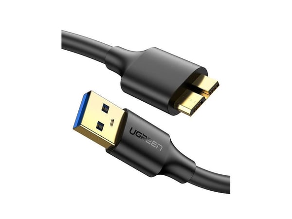 Ugreen 10841, 1 m, USB A, Micro-USB B, USB 3.2 Gen 1 (3.1 Gen 1), Sort