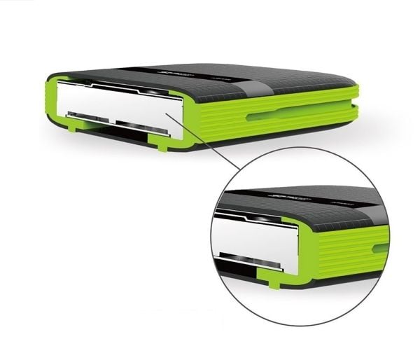 SILICON POWER Armor A60 - Harddisk - 4 TB - ekstern (bærbar) - 2.5" - USB 3.0 - svart