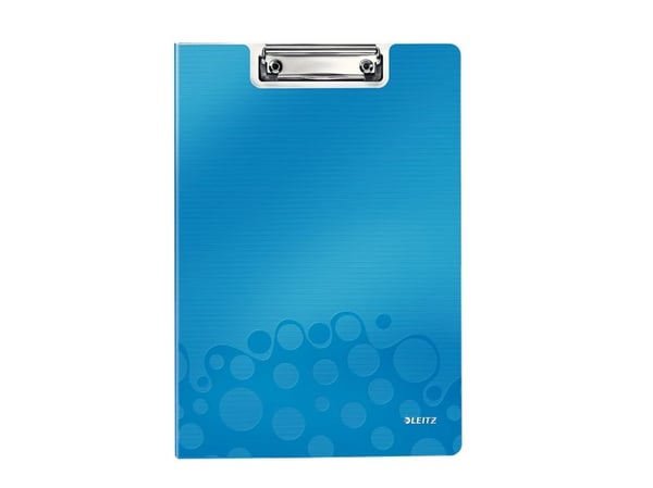 Leitz WOW - Notatbrettmappe - for A4 (210 x 297 mm) - kapasitet: 75 ark - metallic blå