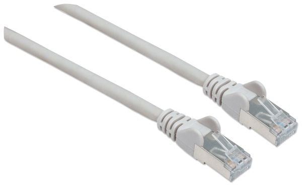 Intellinet Cat6, SFTP, 0.25m, 0,25 m, Cat6, S/FTP (S-STP), RJ-45, RJ-45, Grå