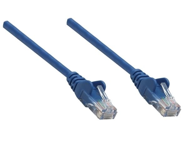 Intellinet 0.25m Cat6A SFTP, 0,25 m, Cat6a, S/FTP (S-STP), RJ-45, RJ-45, Blå