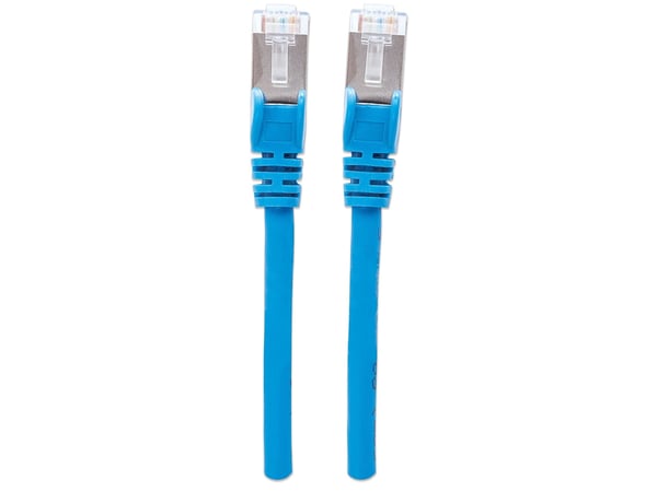 Intellinet 5m CAT6a S/FTP, 5 m, Cat6a, S/FTP (S-STP), RJ-45, RJ-45, Blå
