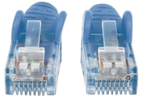 Intellinet 7.5m Cat6a S/FTP, 7,5 m, Cat6a, S/FTP (S-STP), RJ-45, RJ-45, Blå